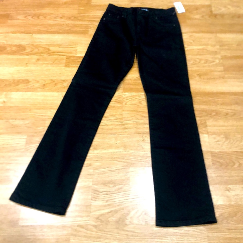 NWT Scissor girls black pants. 5 pocket design. Size 12